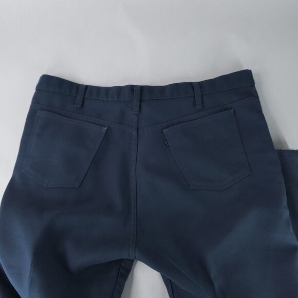 Levis 10517 Pants Mens 42x32 Blue Dacron Polyester Straight Leg Made USA Vintage - Picture 16 of 16
